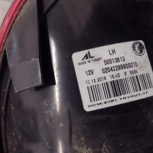 Faro Posteriore Sinistro Alfa Romeo Giulietta 2010