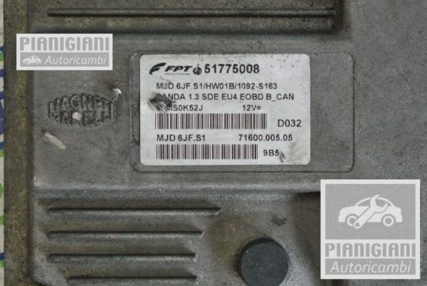 Centralina Motore | Fiat Panda 1.3 MJT 188A8000