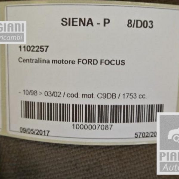 Centralina Motore | Ford Focus C9DB 2002