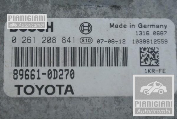 Centralina Motore | Toyota Yaris 1KRFE