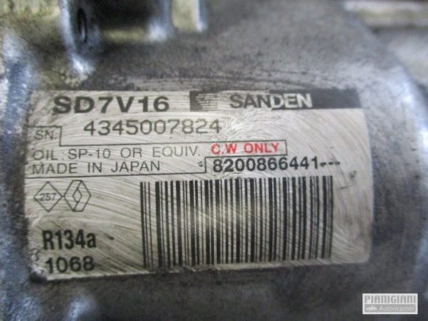 Compressore Aria Condizionata Dacia Sandero K7JA7 1.4 CC